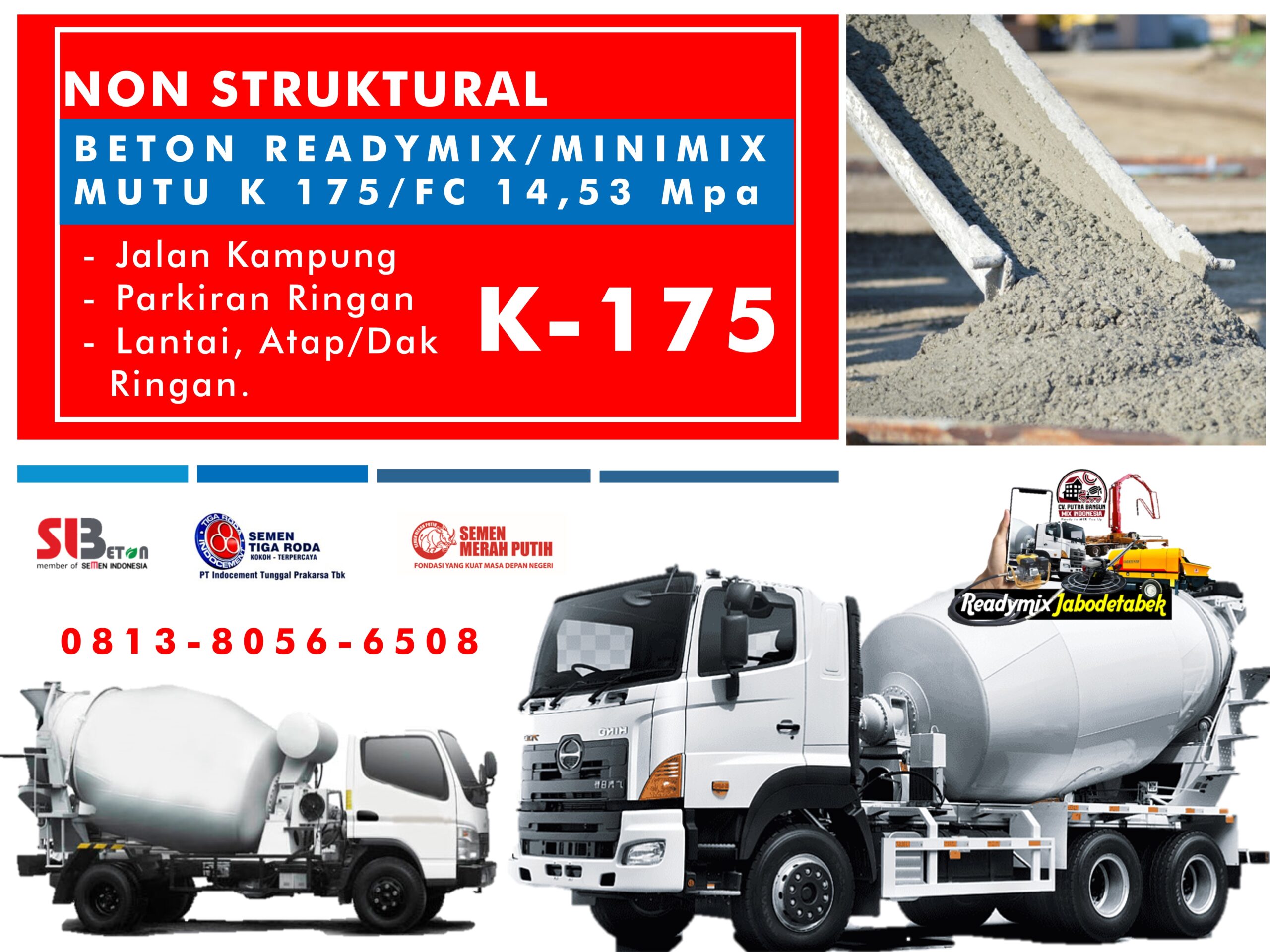 Harga Beton k175